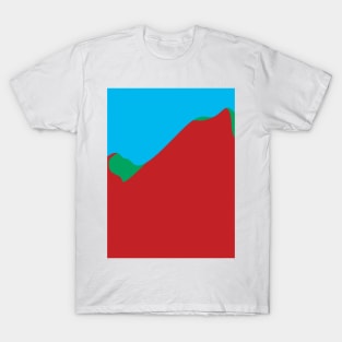 Red green mount falley T-Shirt